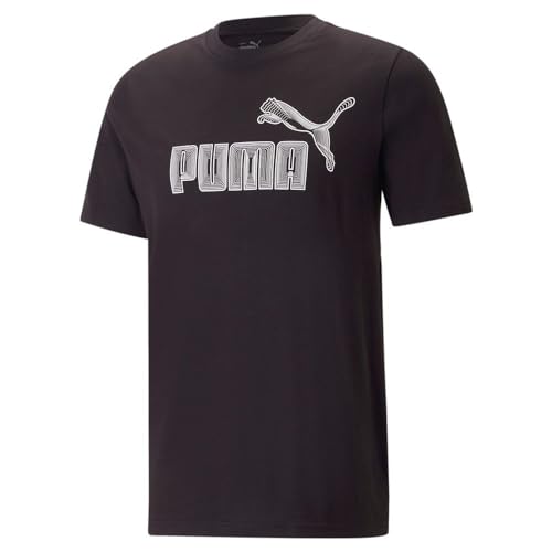 PUMA T-Shirt Herren Rot 674473, Schwarz , X-Large von PUMA