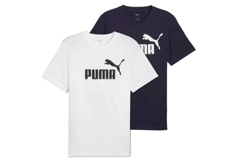 PUMA T-Shirt Herren T-Shirt 2er Pack Baumwolle (Packung, 2er Pack) von PUMA