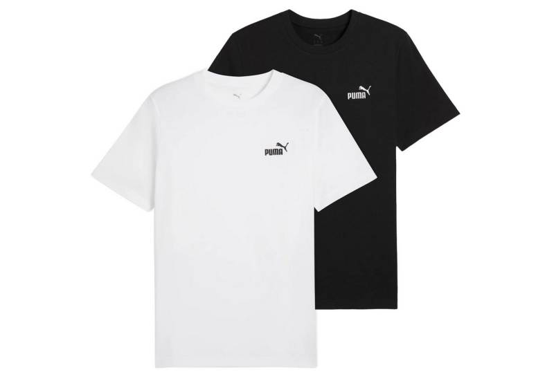 PUMA T-Shirt Herren T-Shirt 2er Pack Baumwolle (Packung, 2er Pack) von PUMA