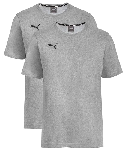 PUMA T-Shirt Kinder 2er Pack Doppelpack - Grey - Gr. 140 PUMA T-Shirt Kinder 2er Pack Doppelpack - Grey - Gr. 140 von PUMA