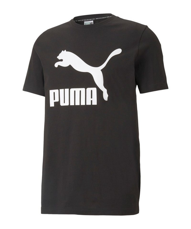 PUMA T-Shirt PUMA Classic Logo T-Shirt Kurzarm-Shirts Herren Baumwolle von PUMA