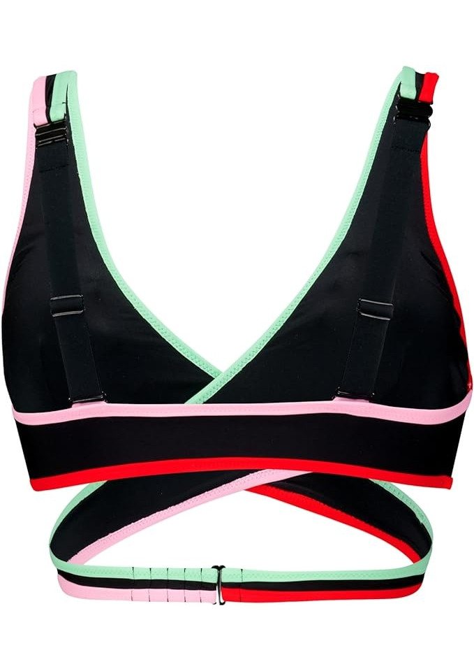 PUMA T-Shirt PUMA SWIM WOMEN CONTOUR PLUNGE TOP BLACK von PUMA