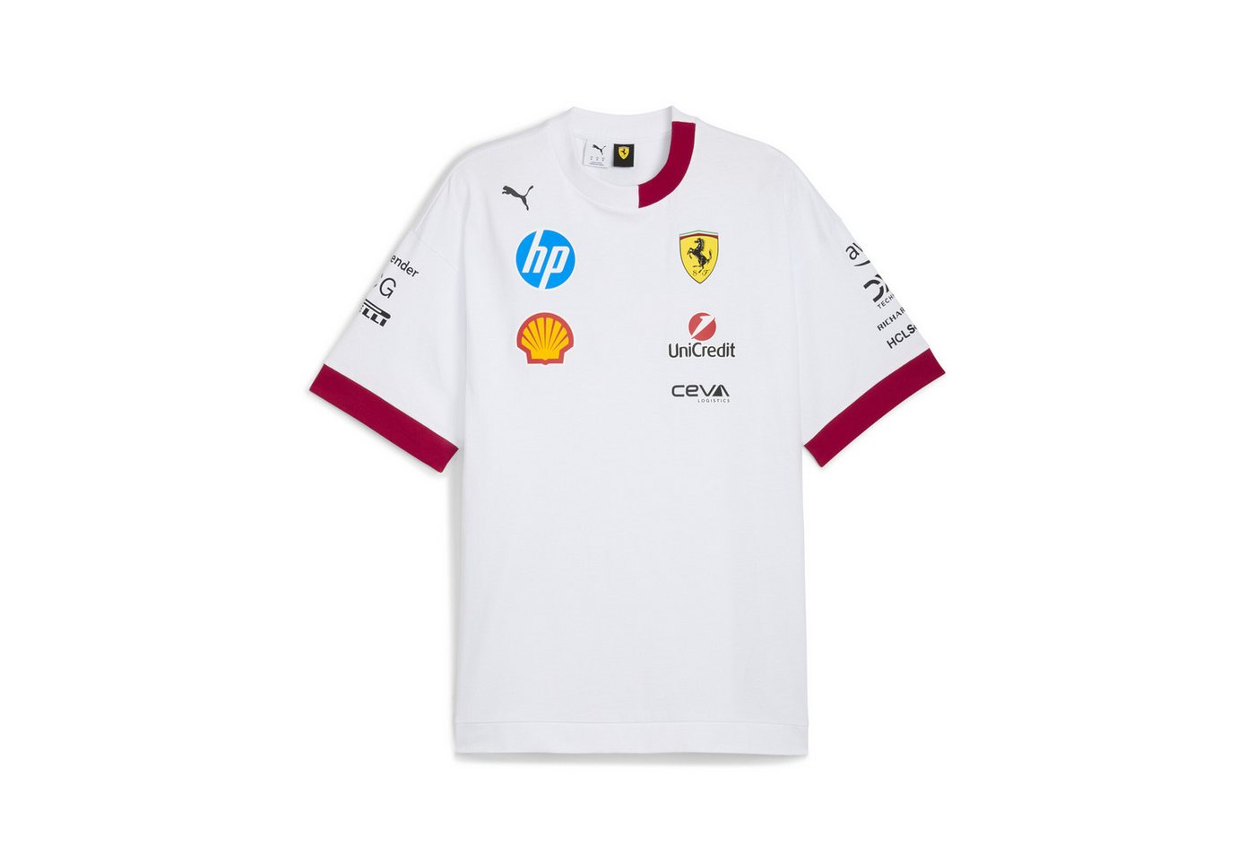PUMA T-Shirt Scuderia Ferrari 2025 Drivers T-Shirt Herren von PUMA