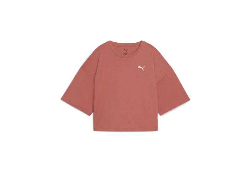 PUMA T-Shirt WARDROBE ESS Kurzes Oversized-T-Shirt Damen von PUMA