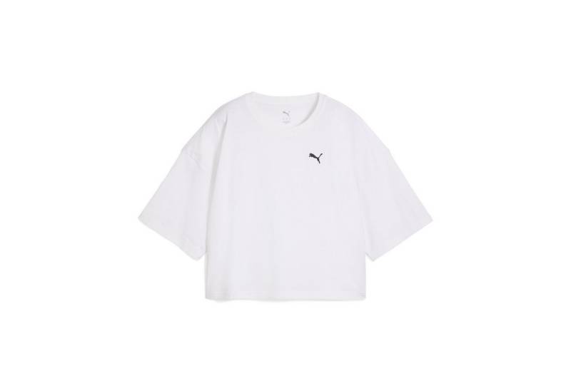PUMA T-Shirt WARDROBE ESS Kurzes Oversized-T-Shirt Damen von PUMA
