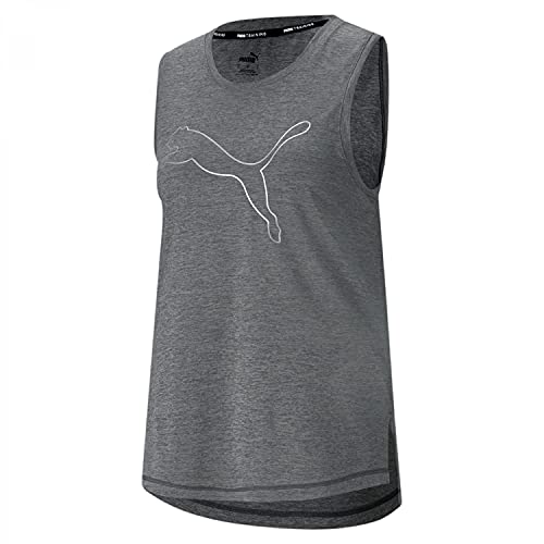 PUMA T-Shirts/Tanks Damen Tanktop Train Favorite Cat Muscle Charcoal Heather M von PUMA