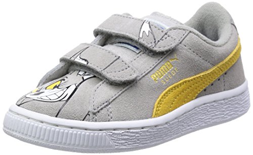 Puma T&J Tom, Jungen Sneaker Grau Gris (Limestone Grey/Snapdragon) 32 von PUMA
