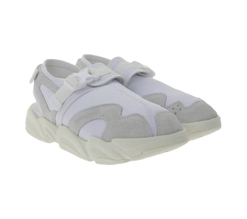 PUMA TS-01 Sandalette Herren Sommer-Schuhe mit Trinomic Technologie und Echtleder-Overlays 396484 01 Weiß von PUMA