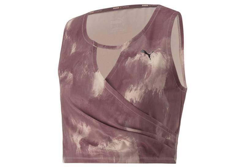 PUMA Tanktop Puma Damen Top Studio Crop Top All Ove Print 522236 von PUMA