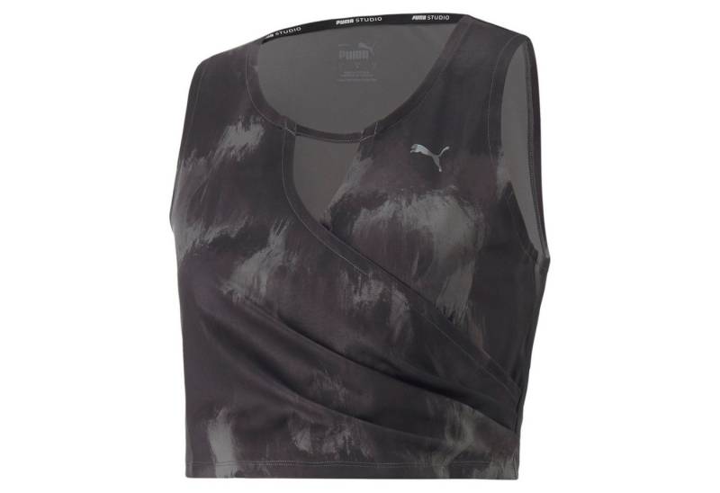 PUMA Tanktop Puma Damen Top Studio Crop Top All Ove Print 522236 von PUMA