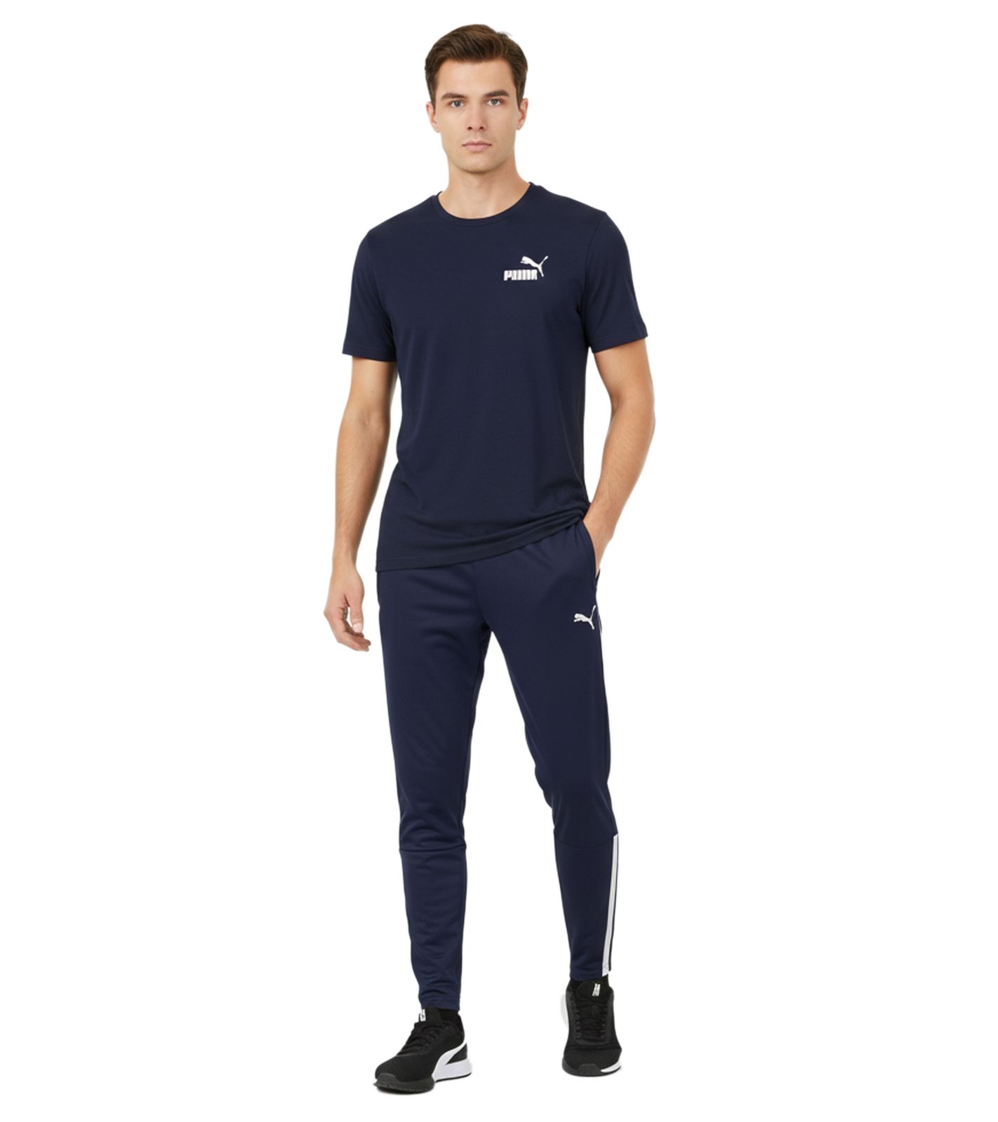 PUMA Teamliga Herren Jogging-Hose mit DryCell-Technologie Trainings-Hose Sport-Hose Fitness-Hose 657242 06 Navy von PUMA