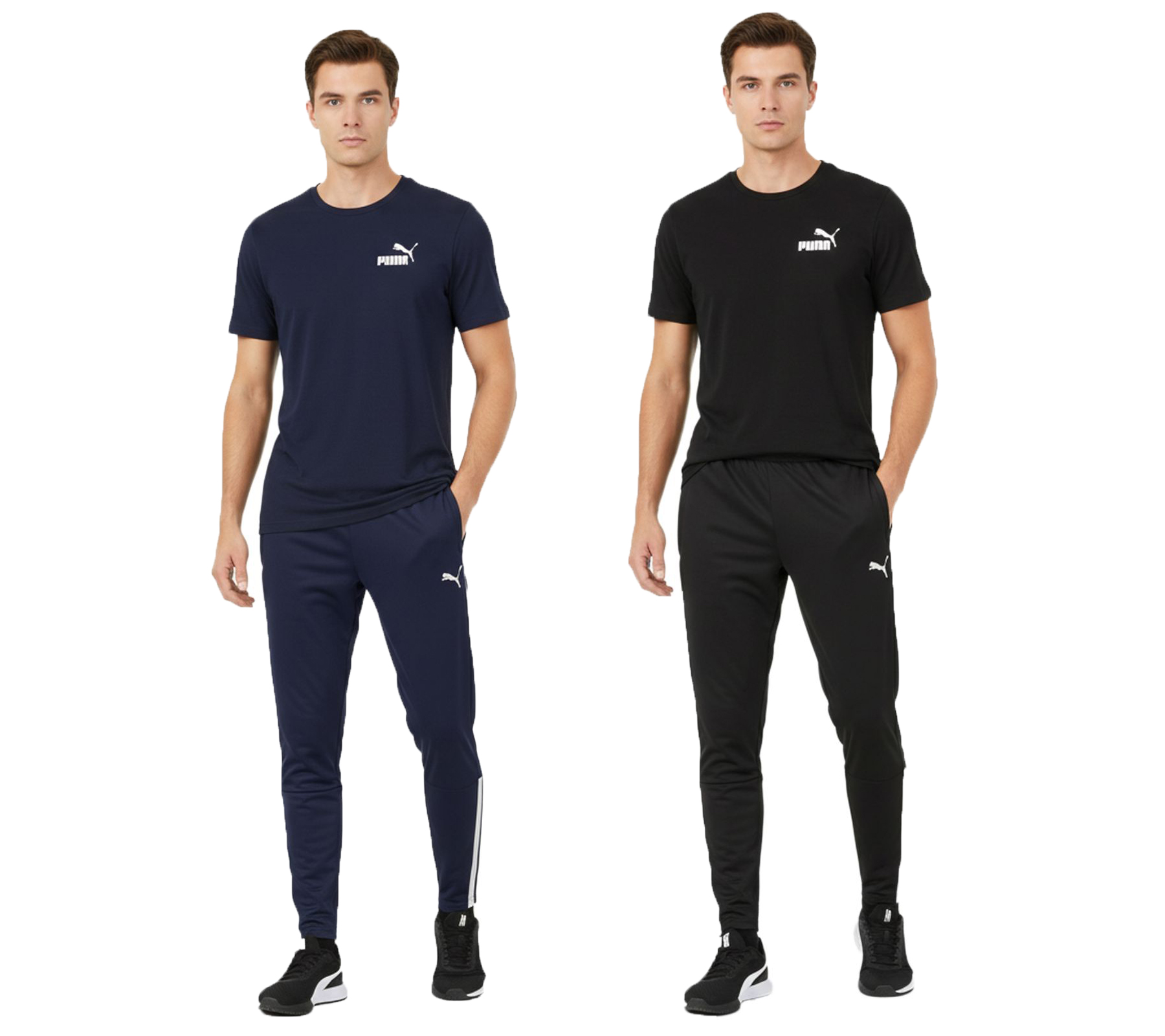 PUMA Teamliga Herren Jogging-Hose mit DryCell-Technologie Trainings-Hose Sport-Hose Fitness-Hose 657242 Schwarz oder Navy-Blau von PUMA