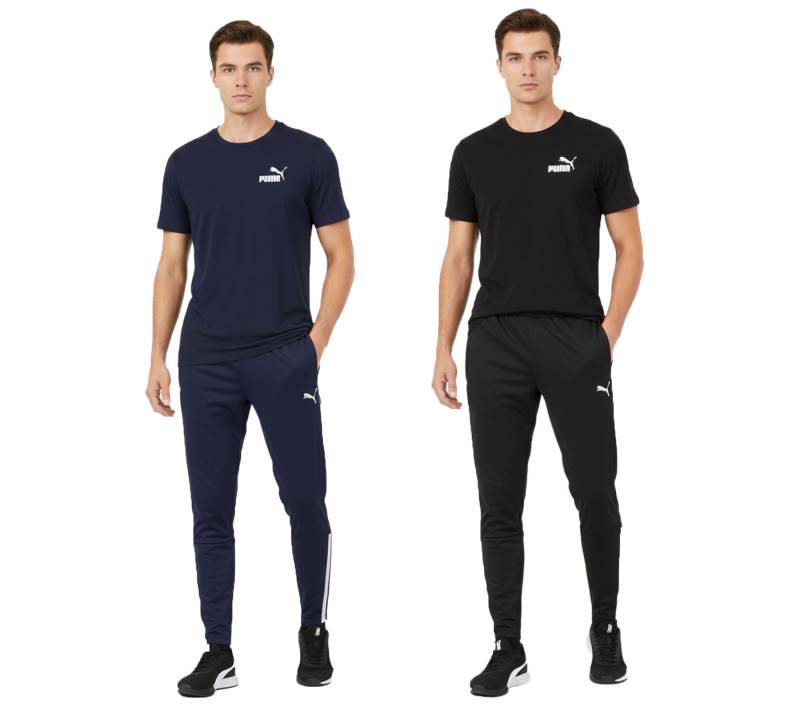 PUMA Teamliga Herren Jogging-Hose mit DryCell-Technologie Trainings-Hose Sport-Hose Fitness-Hose 657242 Schwarz oder Navy-Blau von PUMA