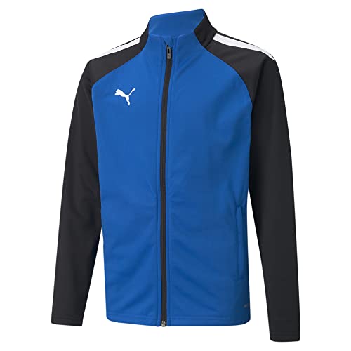 PUMA Teamliga Trainingsjacke für Kinder, unisex, Unisex-Kinder, TeamLIGA Training Jacket, Electric Blue Lemonade-puma Black, Large von PUMA