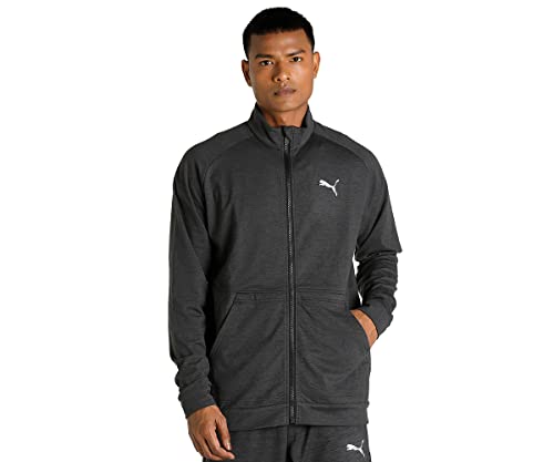 PUMA Train Cloudspun Trainingsjacke Herren dunkelgrau, L von PUMA