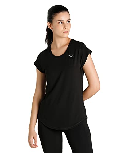 PUMA Train Cloudspun Trainingsshirt Damen schwarz/weiß, L von PUMA