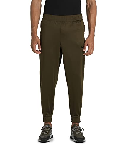 PUMA Train FIT PWRFLEECE Trainingshose Herren Oliv/schwarz, M von PUMA