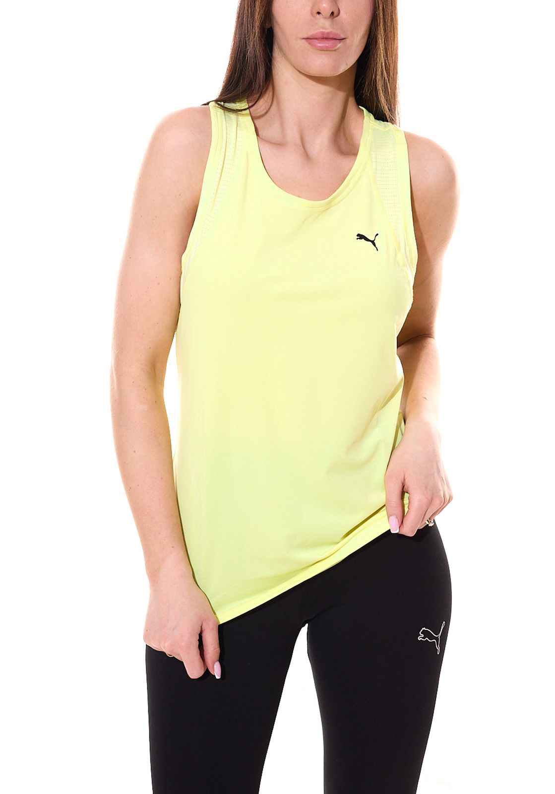 PUMA Train Favorite Damen Tank-Top nachhaltiges Sport-Top mit dryCELL 520257 39 Gelb von PUMA