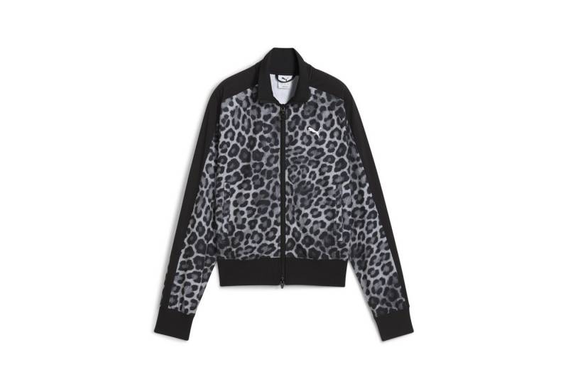 PUMA Trainingsjacke T7 LEO LUXE Kurze Trainingsjacke mit Allover-Print Damen von PUMA