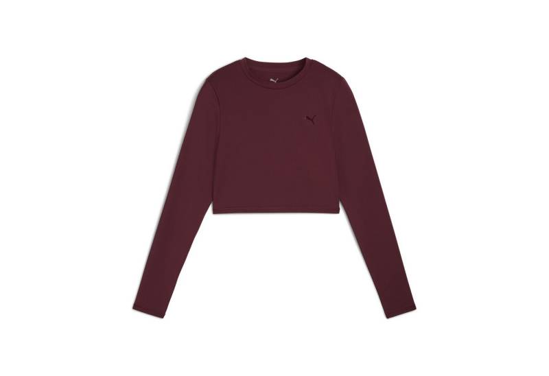 PUMA Trainingsshirt PUMA SHAPE Cropped Langarm-Top Damen von PUMA
