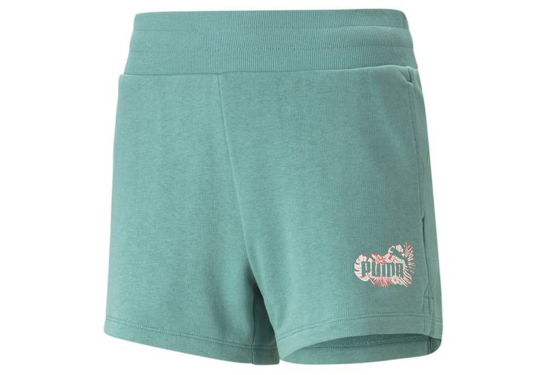 PUMA Trainingsshorts Puma Damen Shorts ESS+ FLOWER POWER 4` 673693 von PUMA
