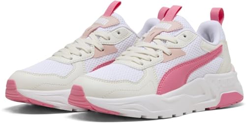 PUMA Trinity LITE JR Sneaker, White-Magic Rose-Vapor Gray, 38 EU PUMA Trinity LITE JR Sneaker, White-Magic Rose-Vapor Gray, 38 EU von PUMA