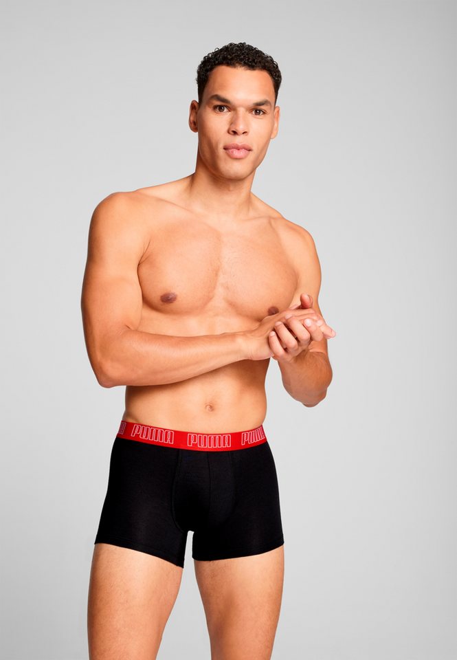PUMA Trunk PUMA MEN EVERYDAY TRUNKS 2P (2er Pack) mit Logobund von PUMA