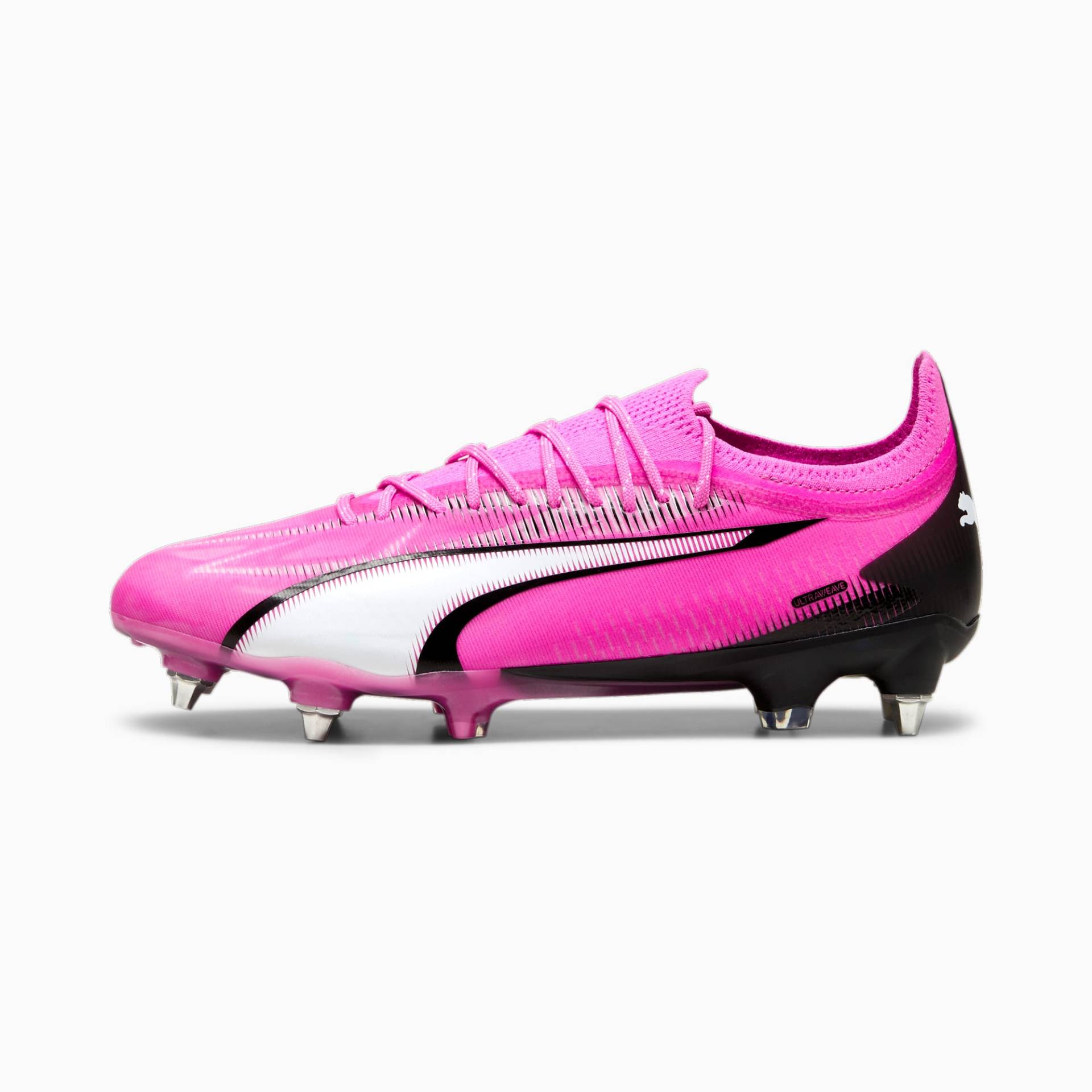 PUMA ULTRA ULTIMATE MxSG Fußballschuhe, Rosa/Schwarz/Weiß, Größe: 35.5, Schuhe von PUMA