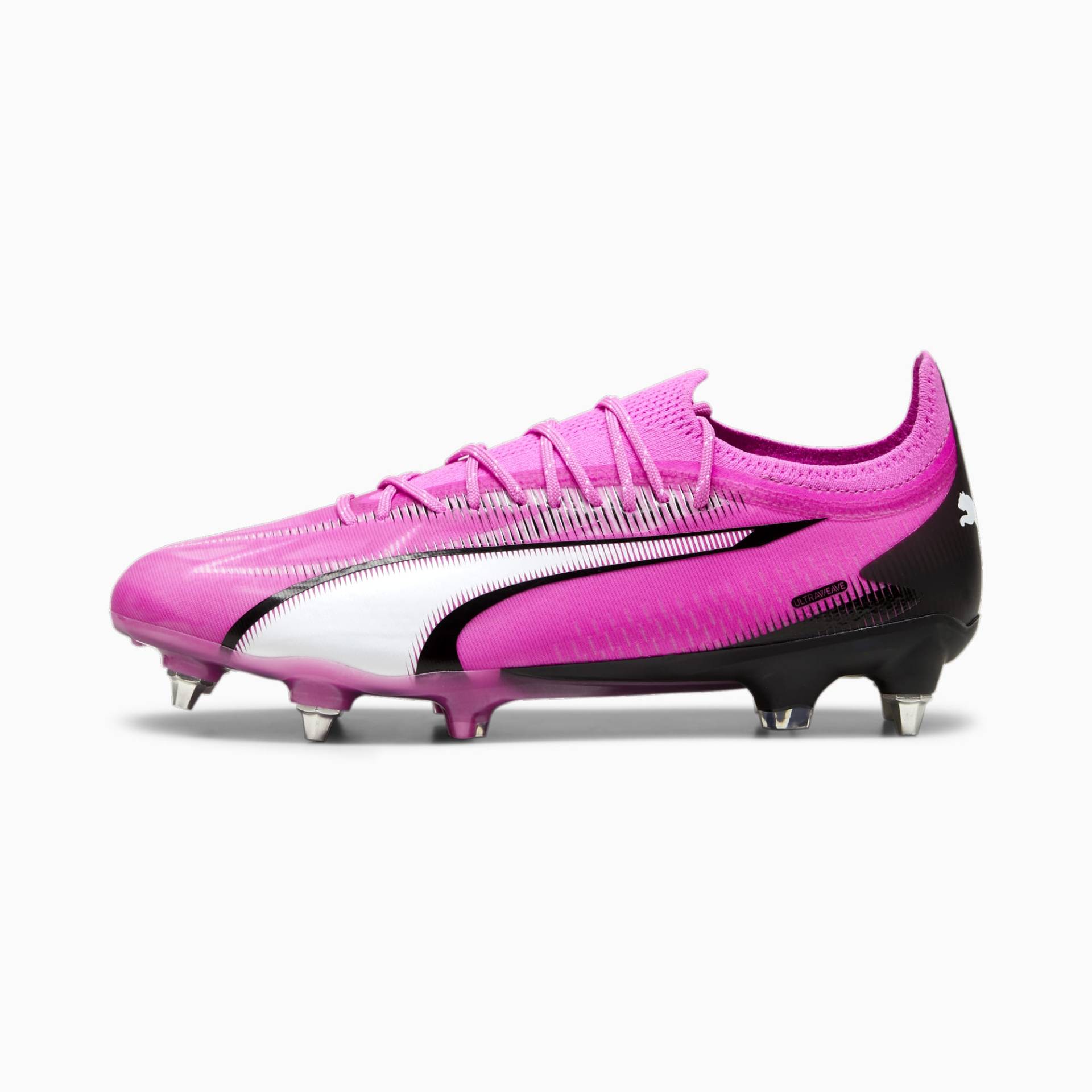 PUMA ULTRA ULTIMATE MxSG Fußballschuhe, Rosa/Schwarz/Weiß, Größe: 39, Schuhe von PUMA