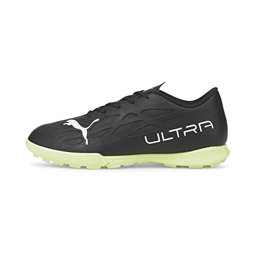 PUMA Ultra 4.4 TT Jr Fussballschuh, Black White-Fizzy Light, 38 EU von PUMA