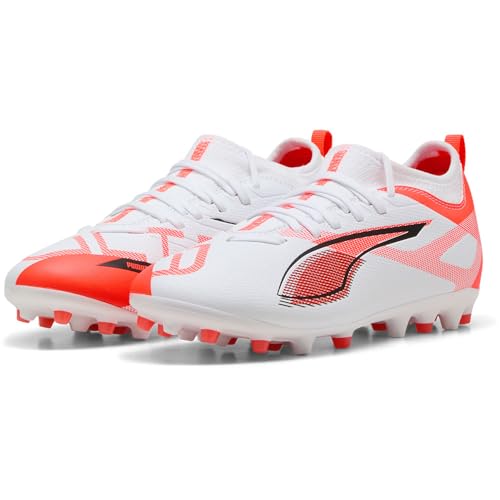 PUMA Ultra 5 Match MG JR Fussballschuh, White Black-Glowing RED, 28 EU PUMA Ultra 5 Match MG JR Fussballschuh, White Black-Glowing RED, 28 EU von PUMA