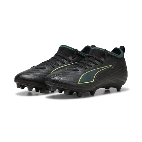 PUMA Ultra 6 Match Fg/Ag Jr Fussballschuh, Black Fizzy Light Green Terrain, 33 EU von PUMA
