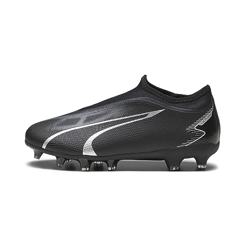 PUMA Ultra Match LL FG/AG JR Fussballschuh, Black-Asphalt, 38.5 EU von PUMA