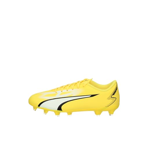 PUMA Ultra Play Fg/Ag Jr Leichtathletik-Schuh, Gelb/Schwarz (Yellow Blaze White Black), 36 EU von PUMA