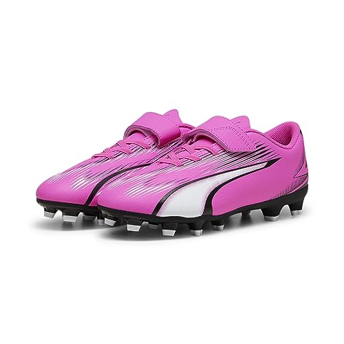 PUMA Ultra Play Fg/Ag V Jr Fussballschuh, Poison Pink White Black, 38.5 EU von PUMA