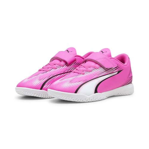 PUMA Ultra Play IT V Jr Soccer Shoe, Poison Pink White Black, 38.5 EU PUMA Ultra Play IT V Jr Soccer Shoe, Poison Pink White Black, 38.5 EU von PUMA