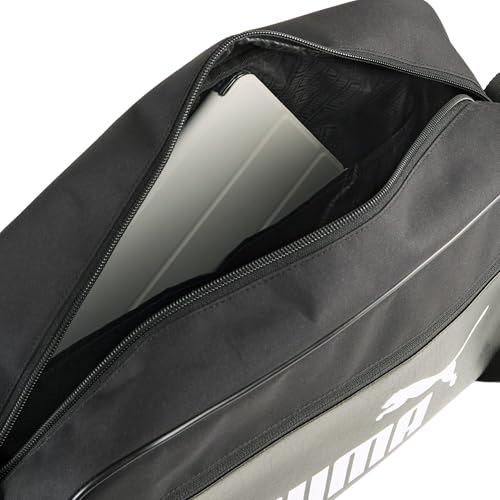 PUMA Uni Kinder Campus Medium Reporter Bag Black Handtasche, Schwarz von PUMA