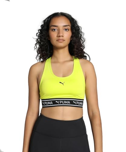 PUMA Unisex 4keeps Elastischer BH-P Unterwäsche-Oberteil, Limettengrün, L von PUMA