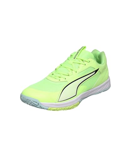PUMA Unisex Accelerate Pro 4 Hallenturnschuh, Fizzy hellgrünes Gelände leicht Moss Weiß, 42 EU von PUMA