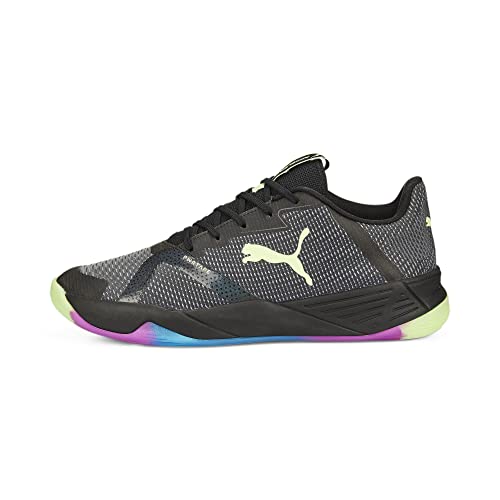 PUMA Unisex Accelerate Turbo Nitro II Hallenturnschuh, Black-Fizzy Light-Ocean Dive-Festival Fuchsia, 42 EU PUMA Unisex Accelerate Turbo Nitro II Hallenturnschuh, Black-Fizzy Light-Ocean Dive-Festival Fuchsia, 42 EU von PUMA