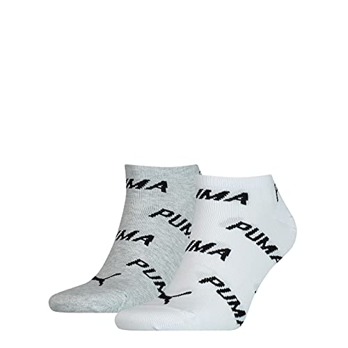 PUMA Unisex Socken Bwt Sneaker, White / Grey / Black, 38 von PUMA