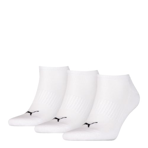 Puma Unisex Sneaker Socken, Weiß, 35/38 (3er Pack) von PUMA