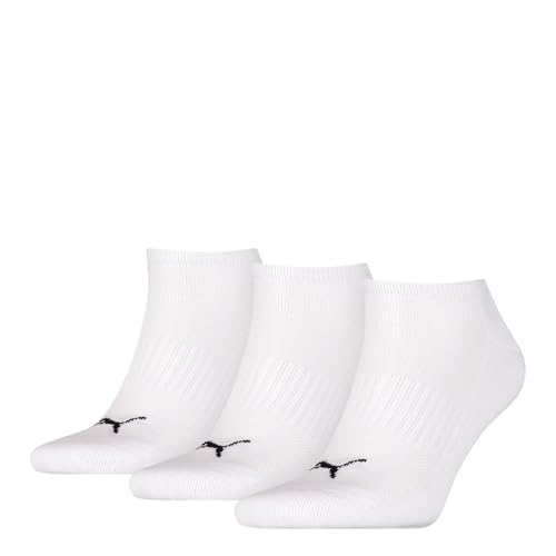 PUMA Unisex Cushioned Sneaker Socken, White, 43/46 von PUMA