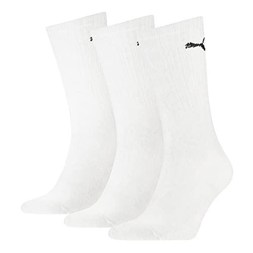 Puma Unisex Crew Socken, Weiß, 39/42 (3er Pack) von PUMA