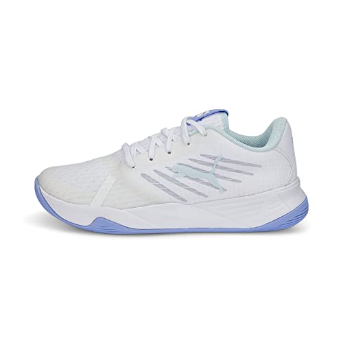 PUMA Unisex Adults Accelerate Pro II W+ Hallenturnschuh, White-Nitro Blue-Elektro Purple-Arctic Ice von PUMA