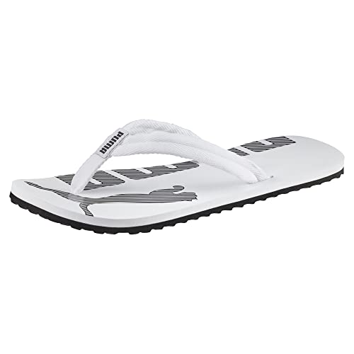 PUMA Unisex Epic Flip V2 Flip-Flops, White Black, 43 EU von PUMA