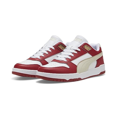 PUMA Unisex Rbd Game Low Turnschuhe, Puma White Club Red Alpine Snow, 40.5 EU von PUMA