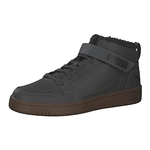 PUMA Unisex Adults Rebound Mid Strap WTR Sneaker, Castlerock Black von PUMA