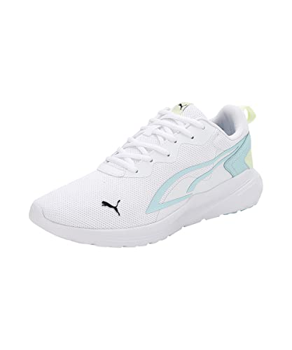 PUMA Unisex Day Active Sneaker, Puma White Light Aqua Pistazie, 40.5 EU von PUMA