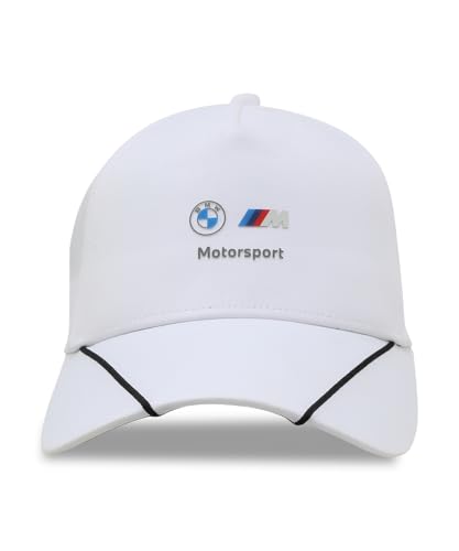 PUMA Unisex BMW M Motorsport Baseball Cap Baseballkappe, weiß, Einheitsgröße von PUMA